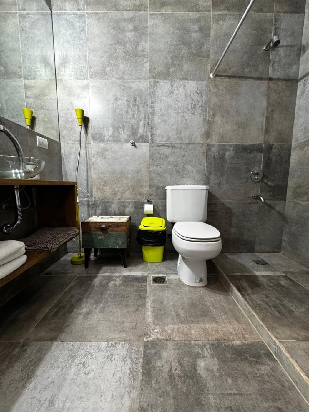 The flat with the patio — Bathroom